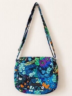 Vera Bradley Blue Floral Shoulder Bag